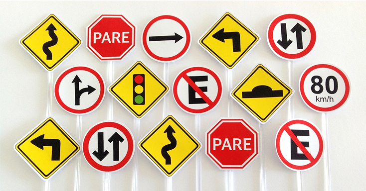 Placas de Sinalização
